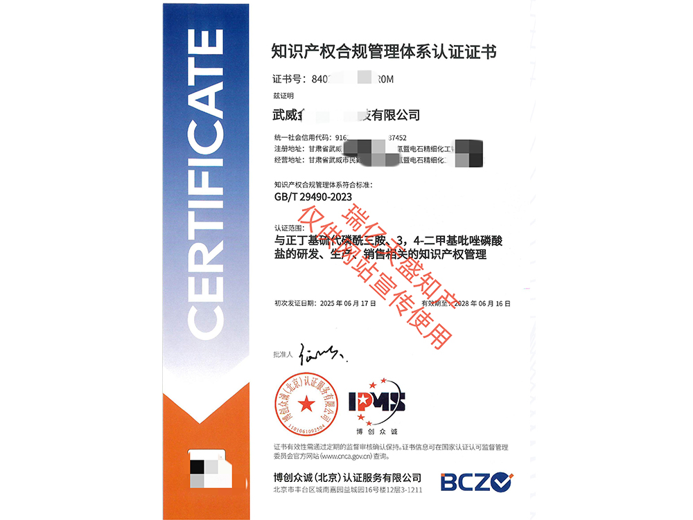 知识产权管理文殊镇体系认证（贯标）